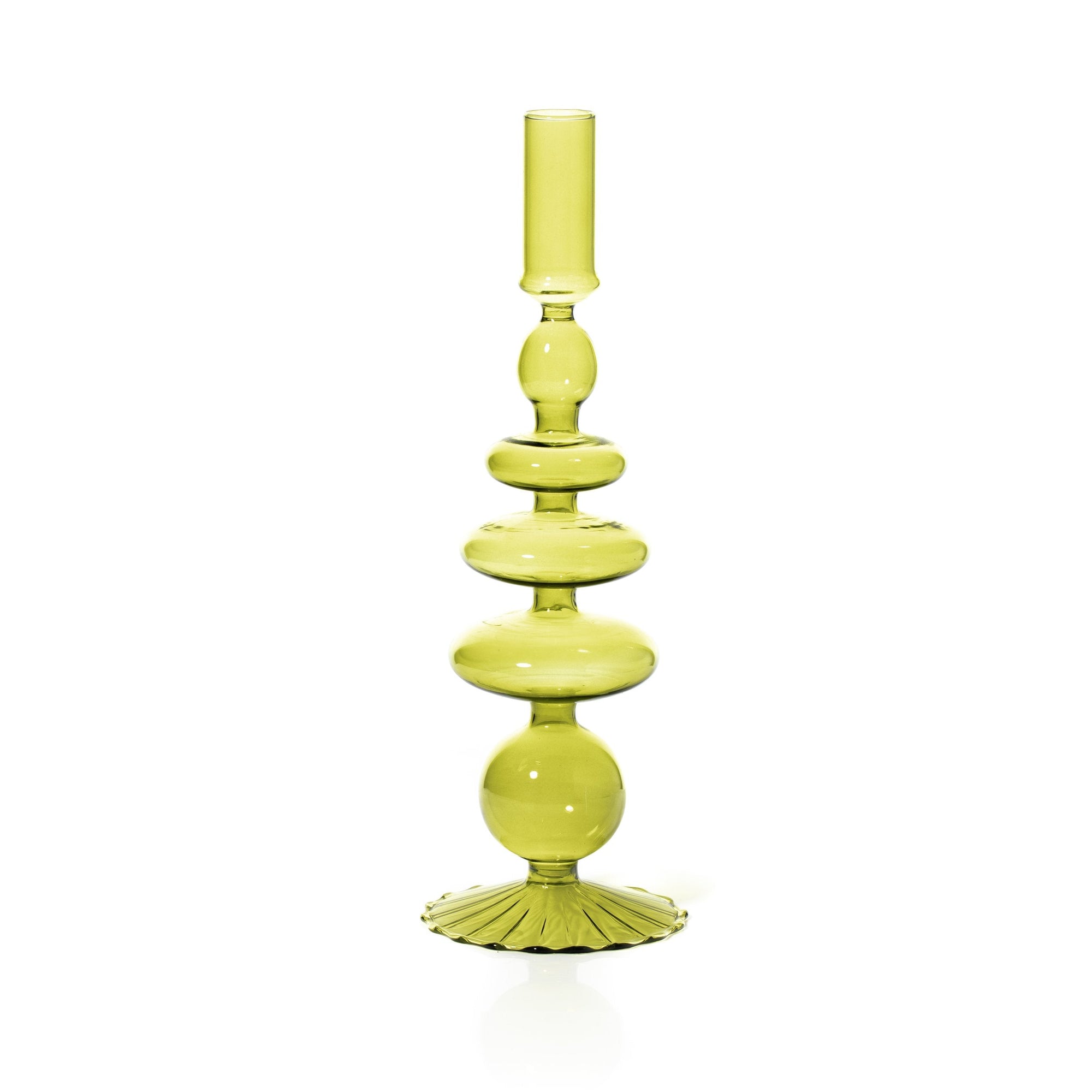 Taper Candle Holder | Pear Green