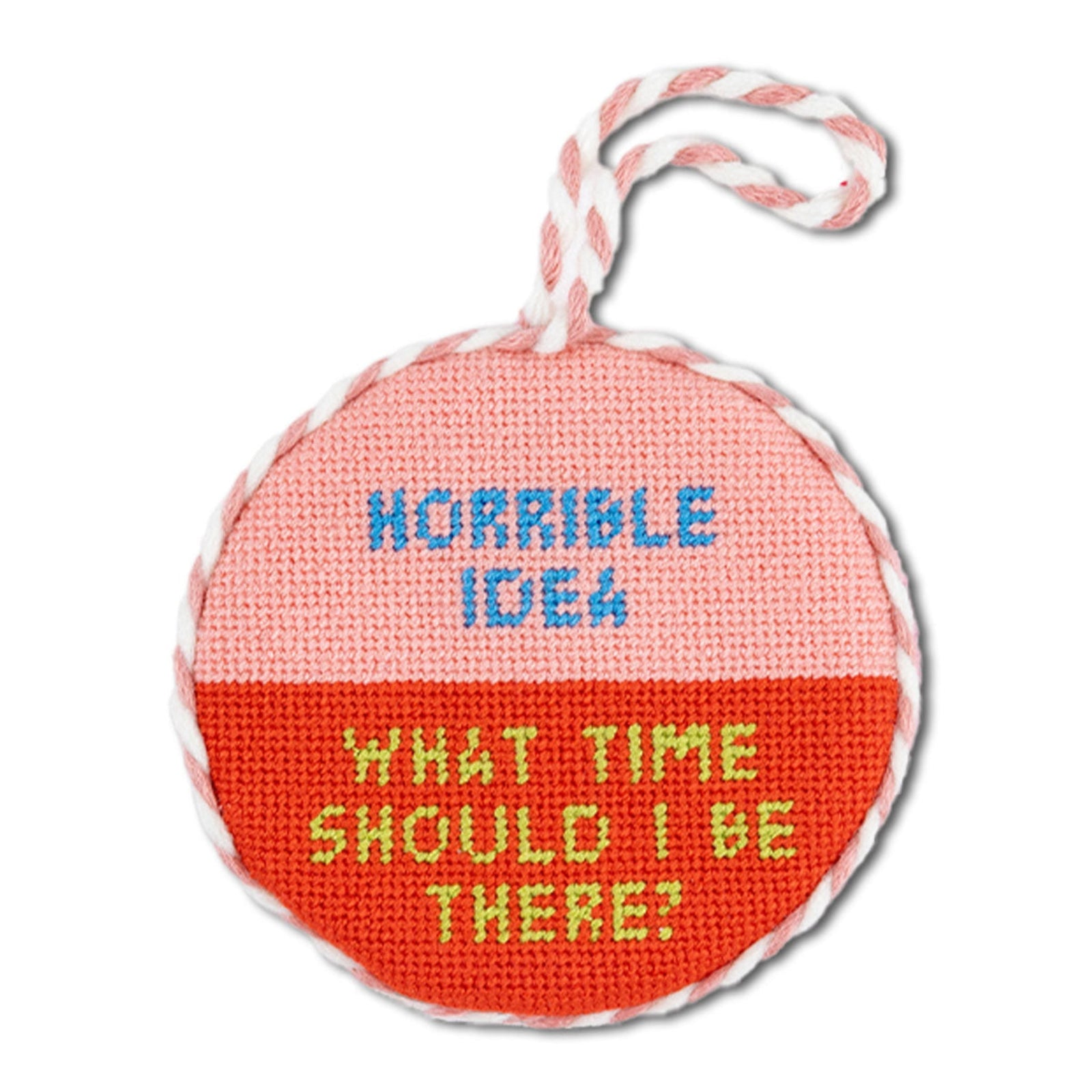 Needlepoint Ornament - Horrible Idea
