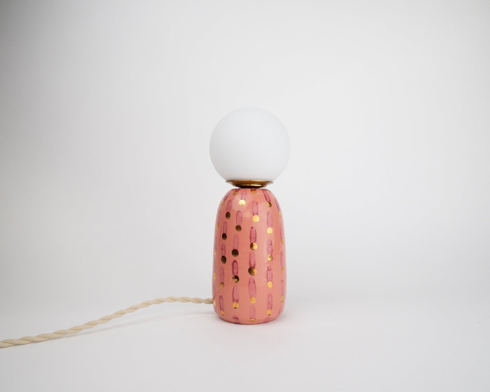 'Dash' Table Lamp w/ Bulb - Pink