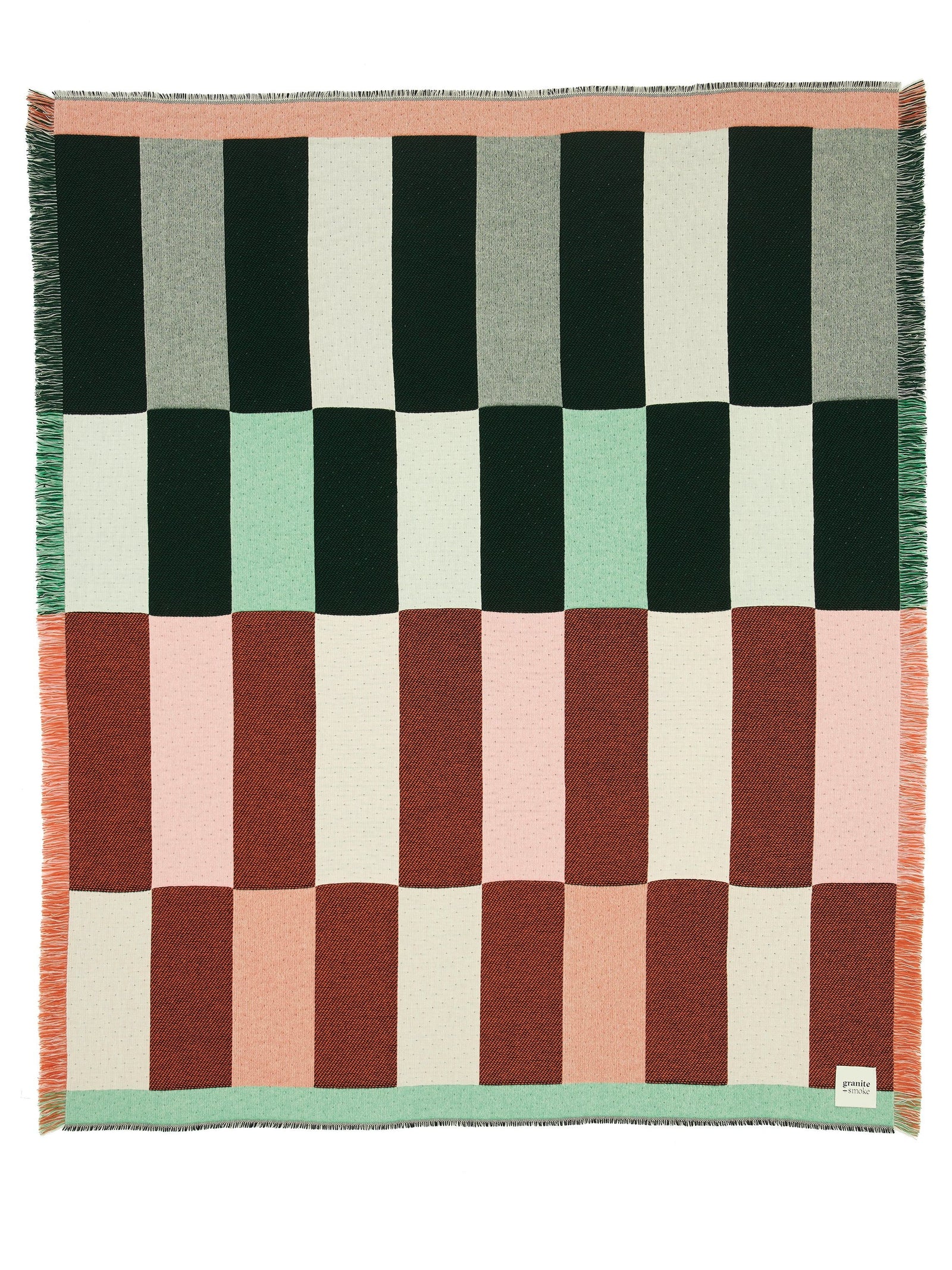 Dash Blanket Green + Orange