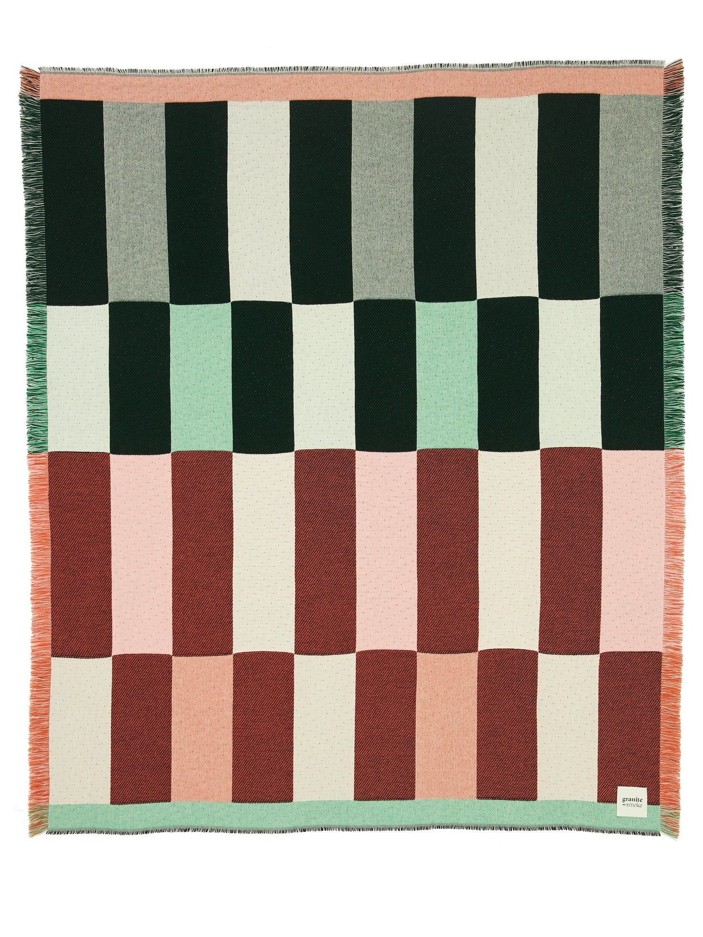 Dash Blanket Green + Orange