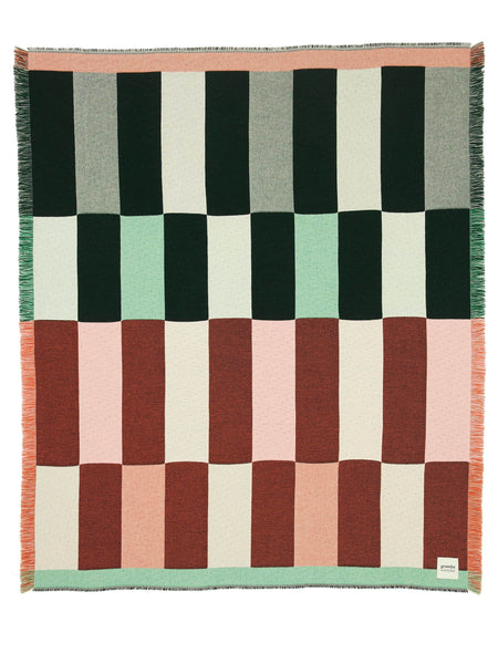 Dash Blanket Green + Orange