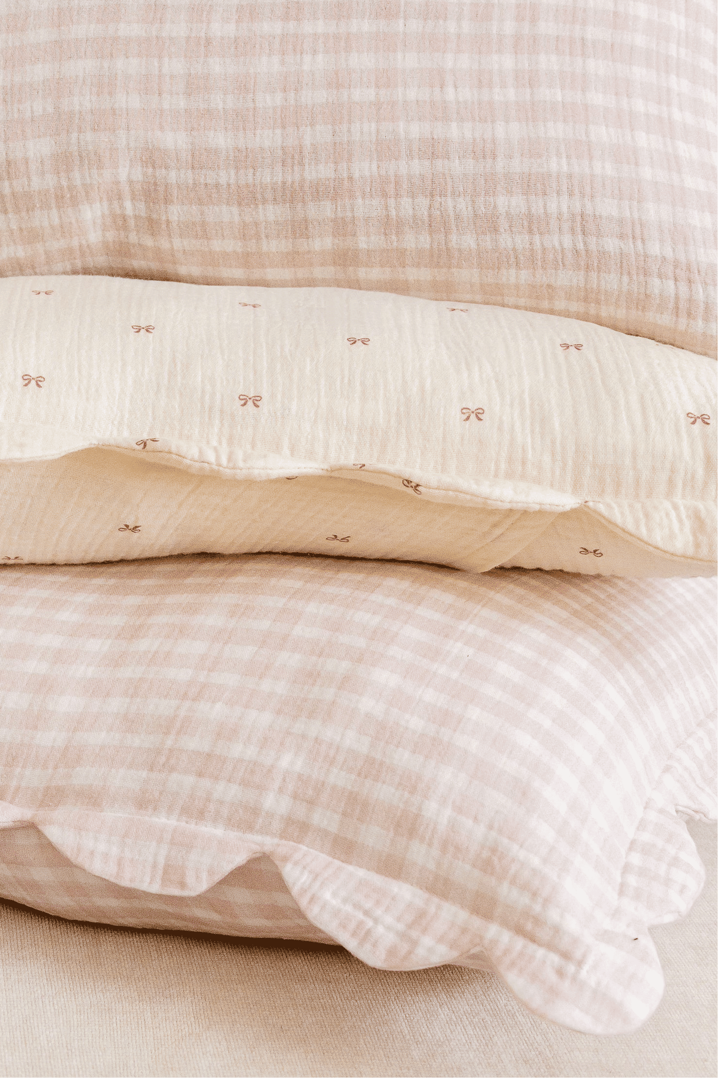 Soft Petal Cushion Covers (Set of 2) – Rosewater