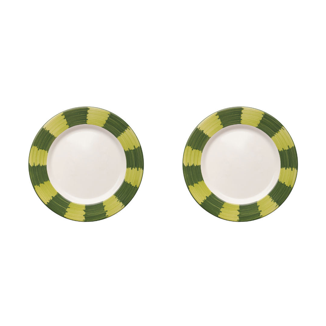 Frida Green Dinner Plate Set-Of-Two