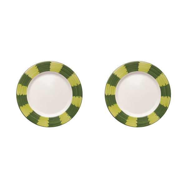 Frida Green Dinner Plate Set-Of-Two