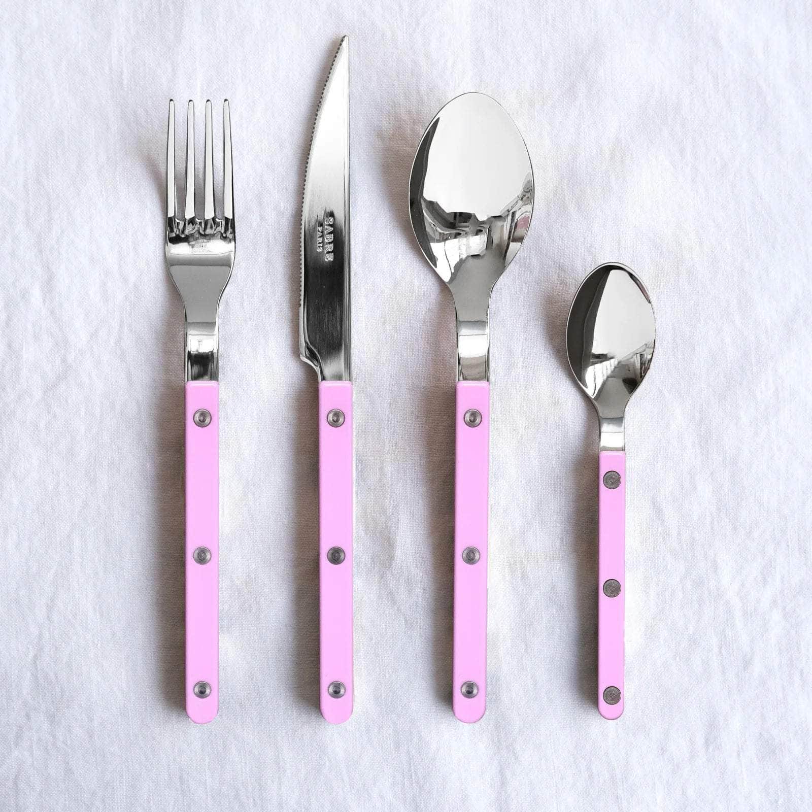 Bistrot 5 PC Cutlery Set, Rose Pink