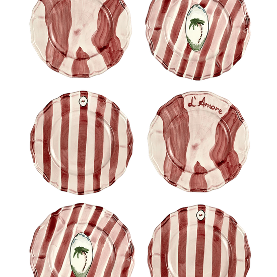Spring- Set of 6 Plates