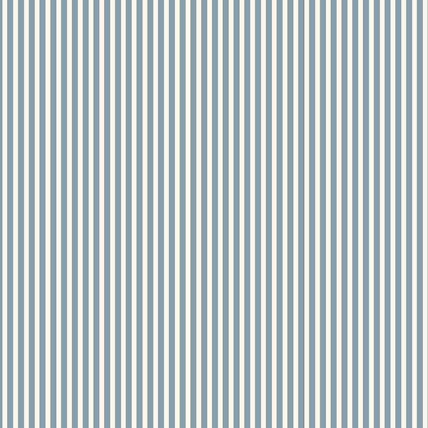Tuscan Stripes Wallpaper - Light Blue