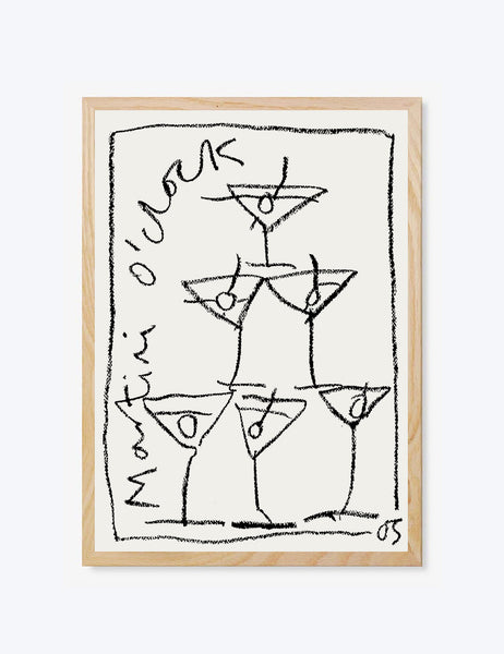 Martini Tower Print