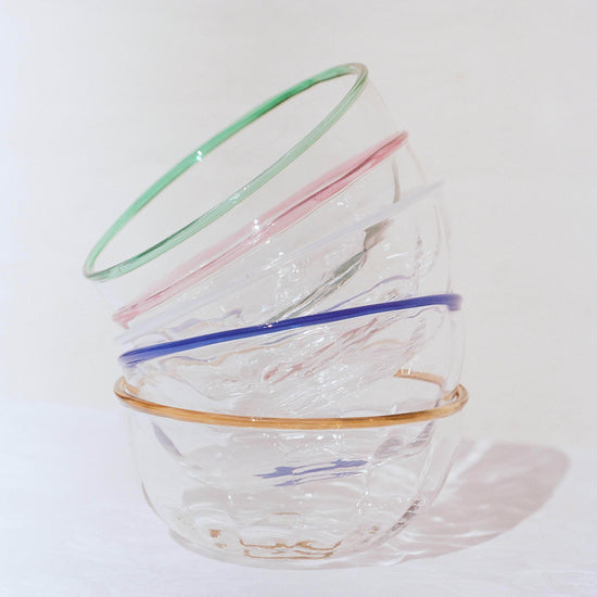 Peter Bowl | Set of Four Mixed Colours