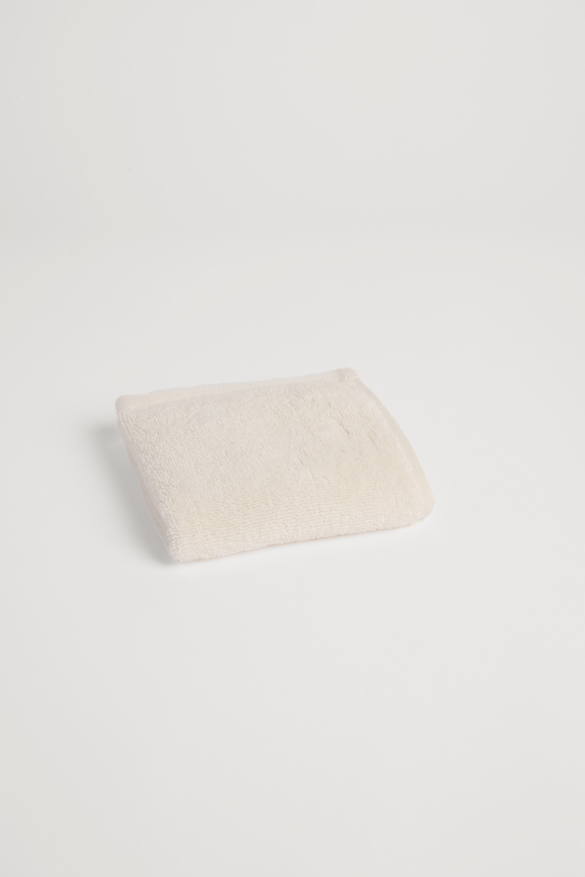 Organic Cotton Face Towel - Chalk