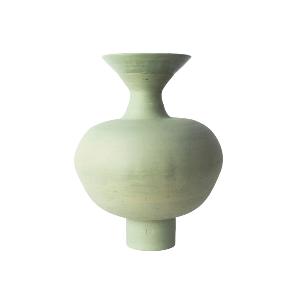 Sage Green Ceramic Vase III