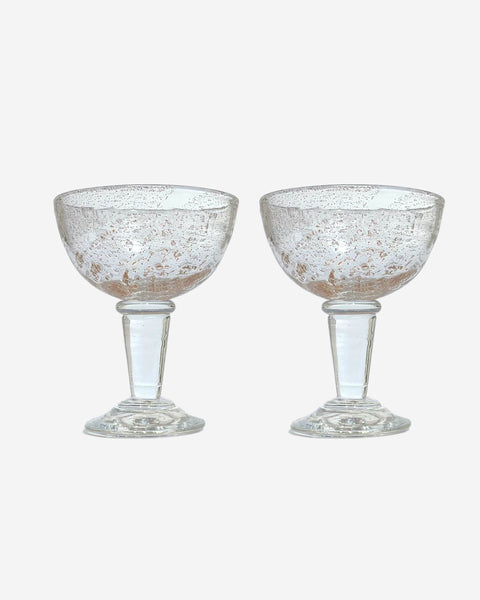 FLECK Champagne Coupes - Gold