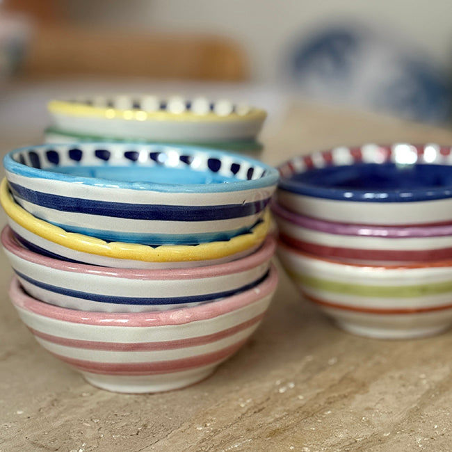 Amalfi Bowl 11 cm – Blue Fish