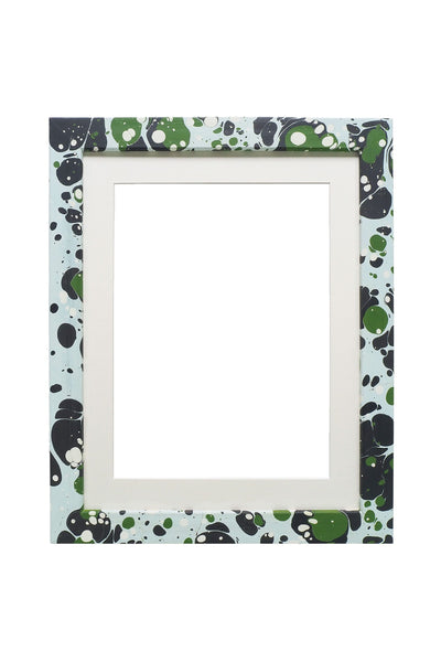 Hand Marbled Glacier Frame