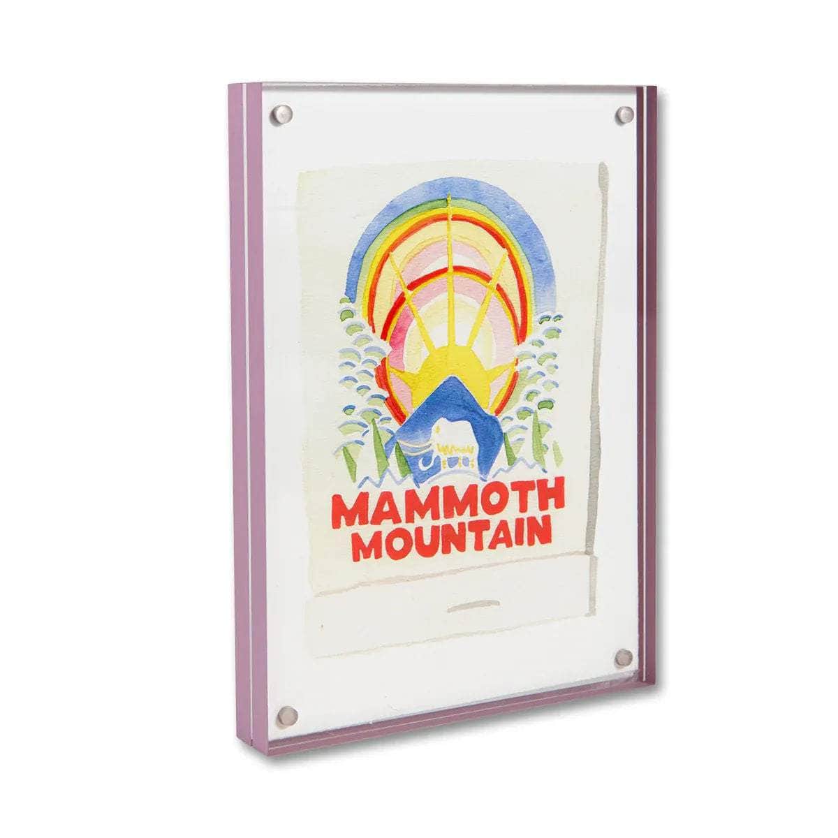 Mammoth Mountain Matchbook Print
