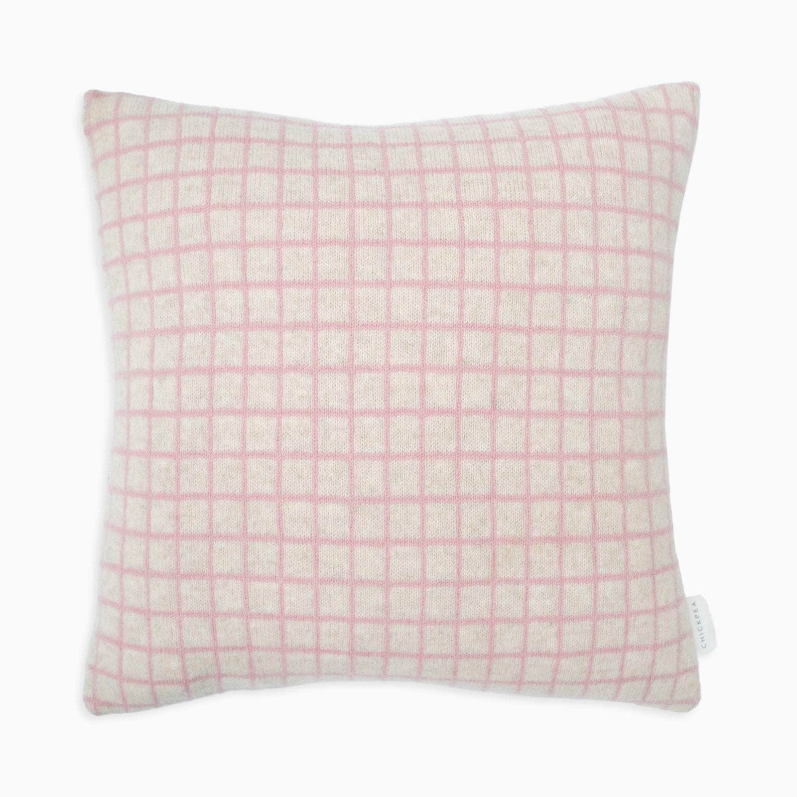 Pink Grid Cushion