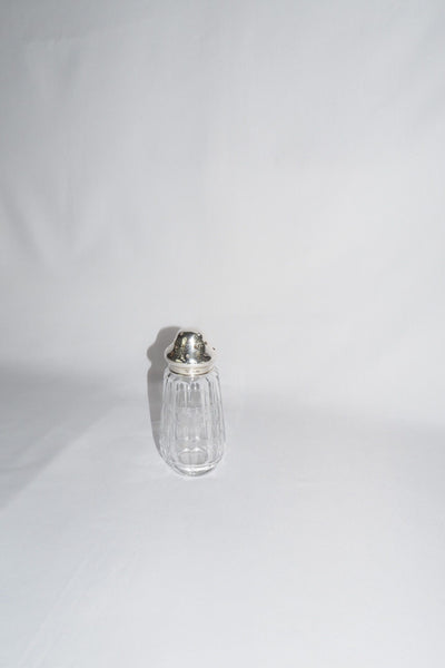 Silver and Glass Sugar Shaker