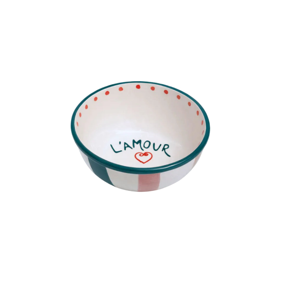 L’amour Pink & Green Bowl