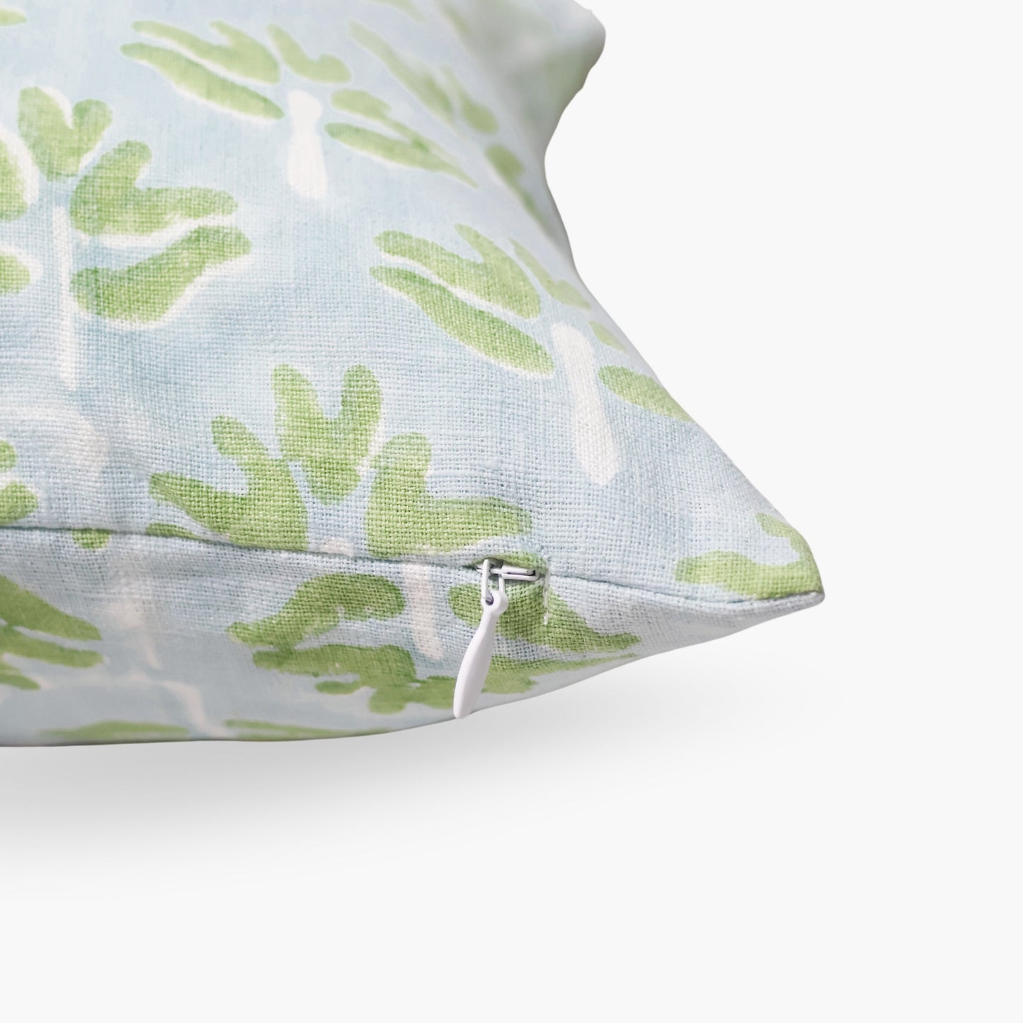 Zeenat Throw Pillow Cover - Powder Blue