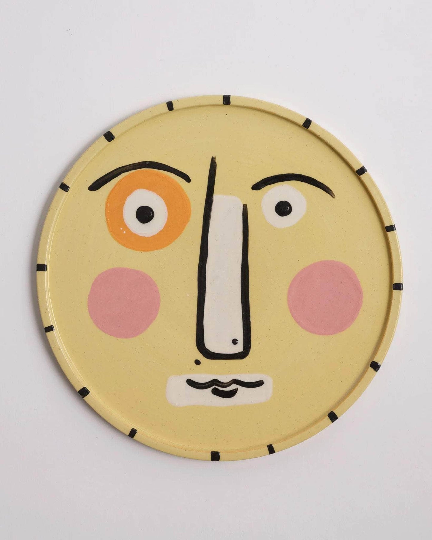 Isolation Face Plate Yellow 24cm