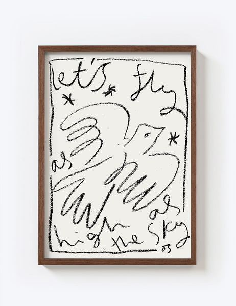 Let's Fly Print