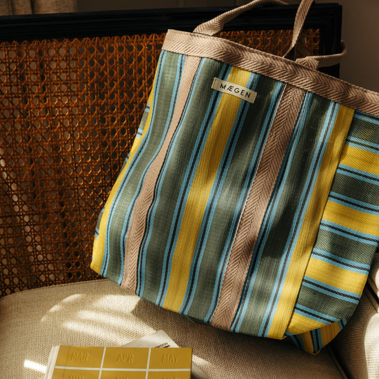 Everywhere Bag | Chocolate/ Yellow/ Olive