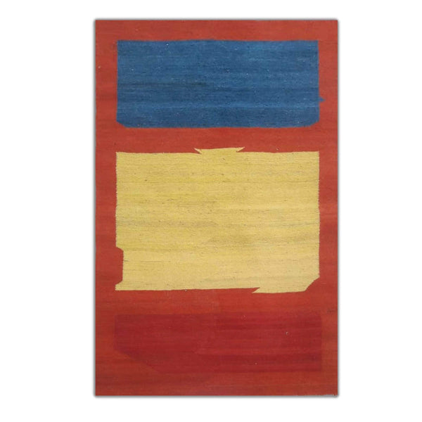 Shapes Flatweave Rug - Yellow