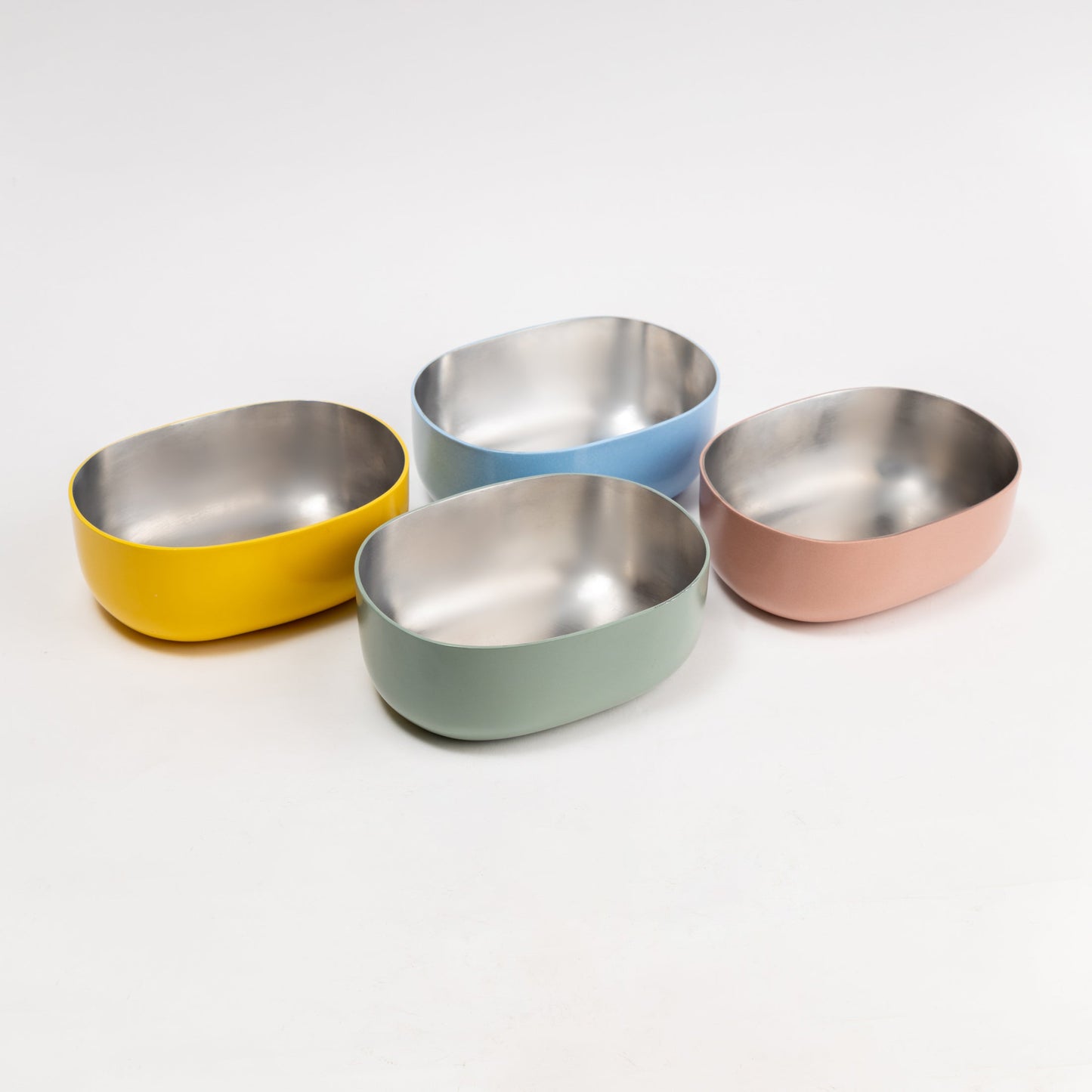 Steel Serveware Bowl Olive