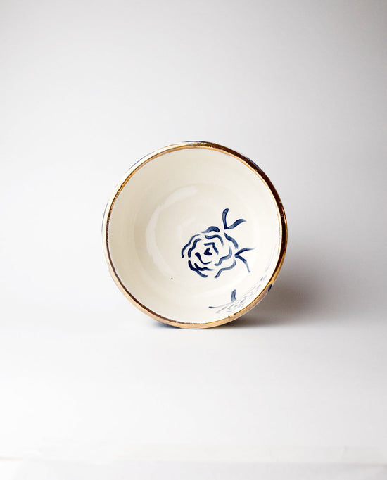 Royal Blue Stripe Bowl