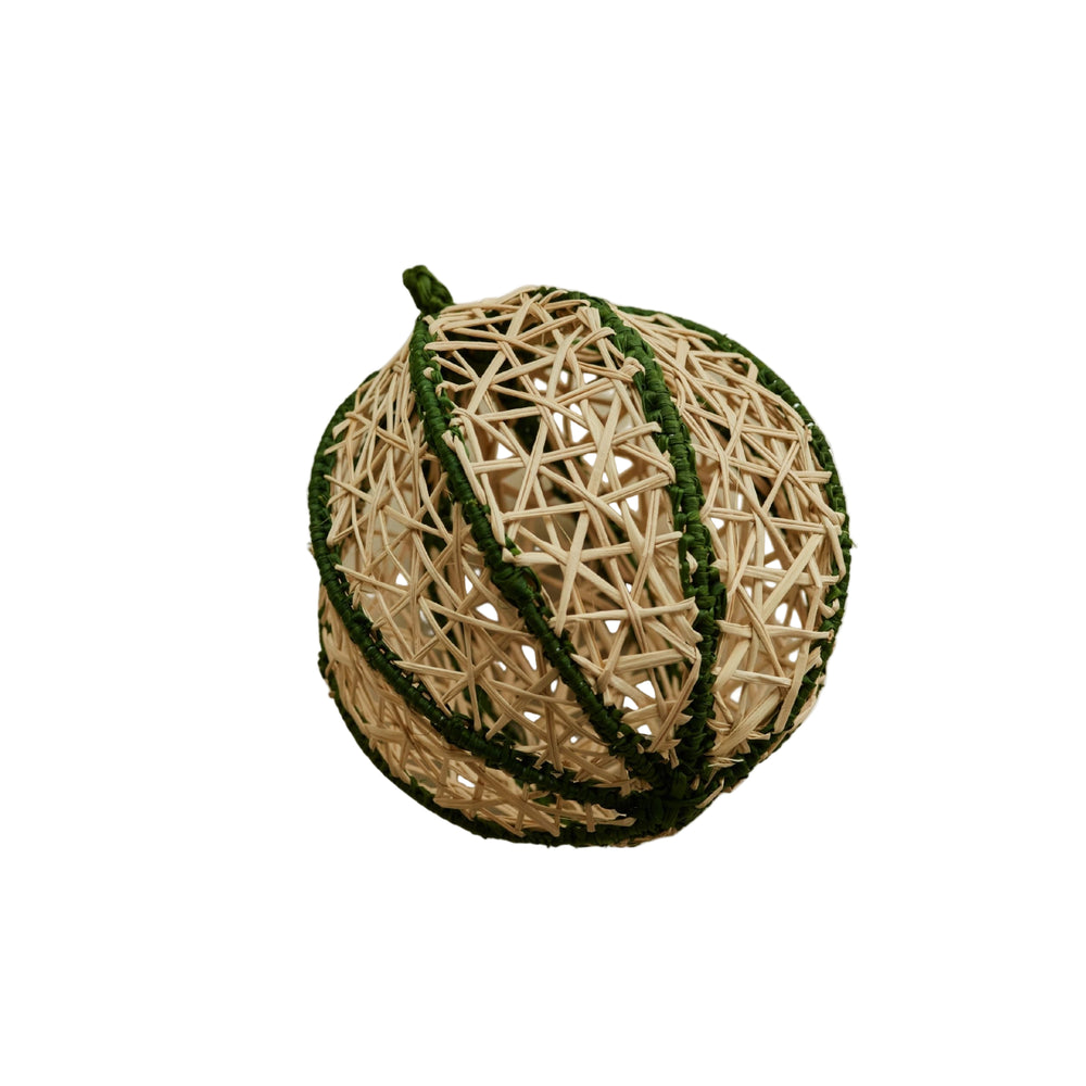 Navidad Woven Bauble - Green - Knots