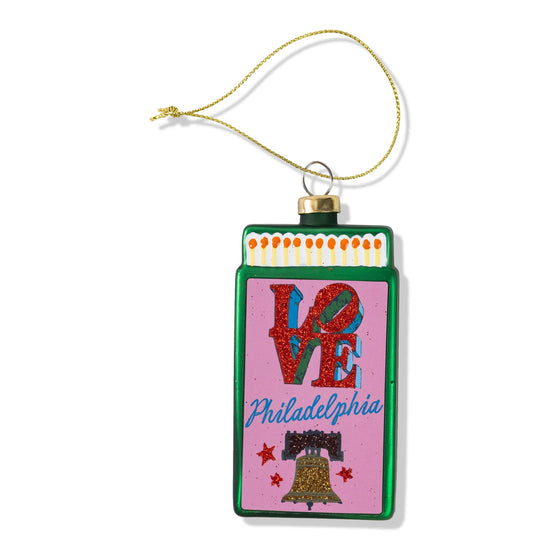 Matchbook Ornament - Philadelphia