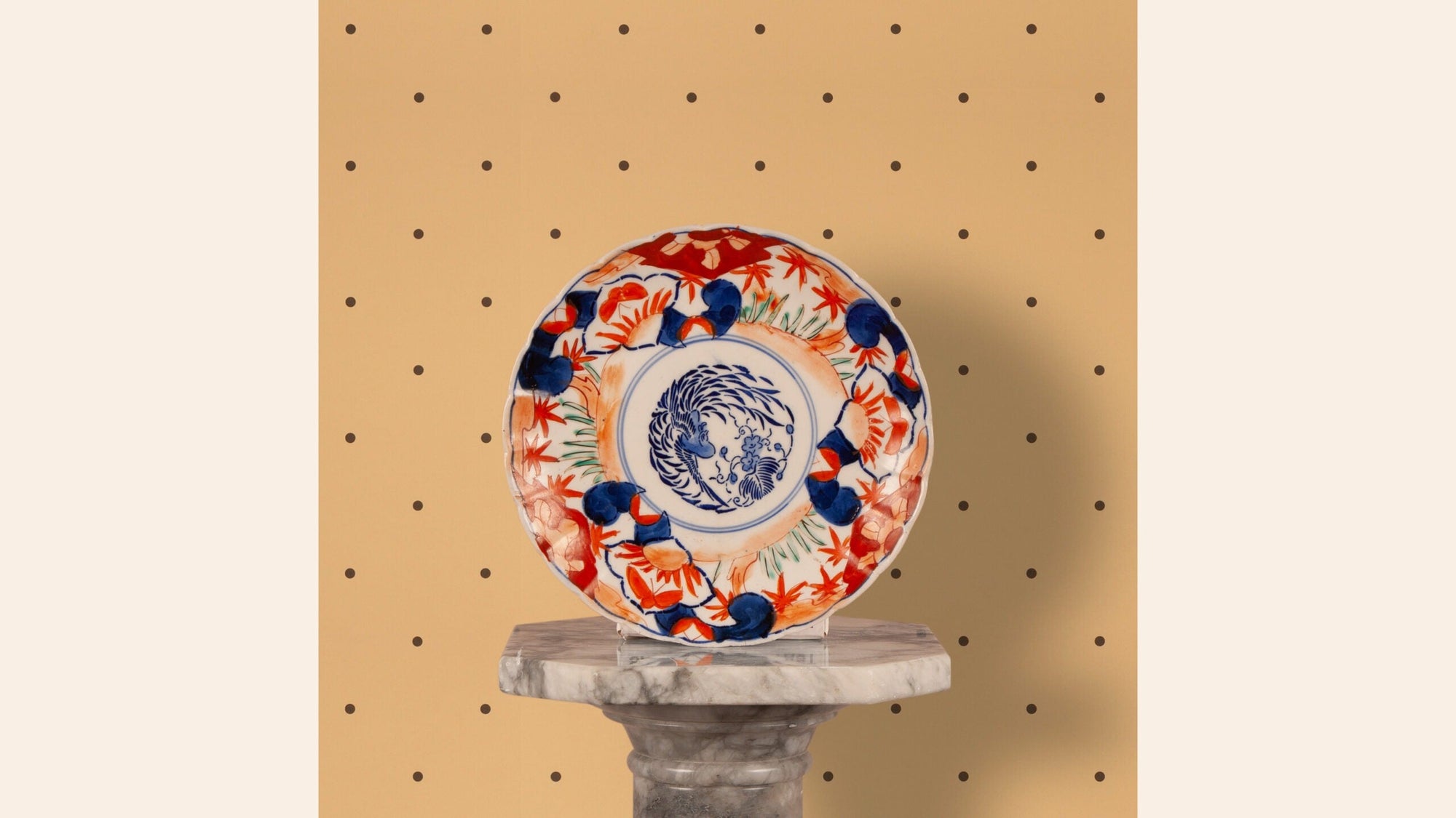 Dolce Dots Wallpaper, Panna Cotta, Roll