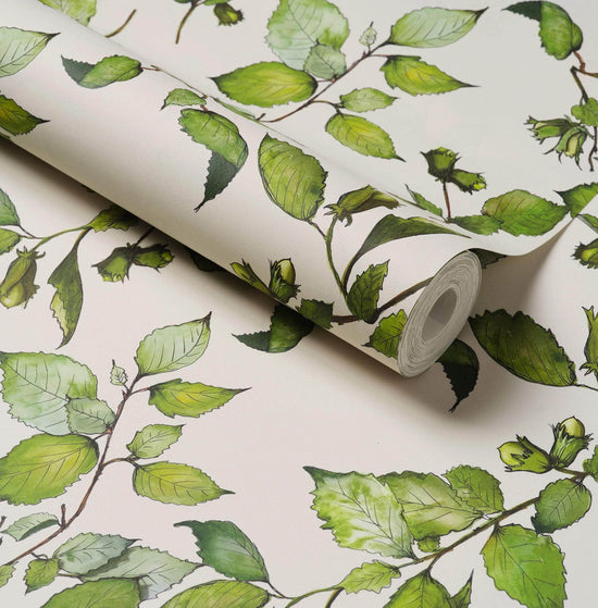 Cobnut Wallpaper - Off White Wallpaper