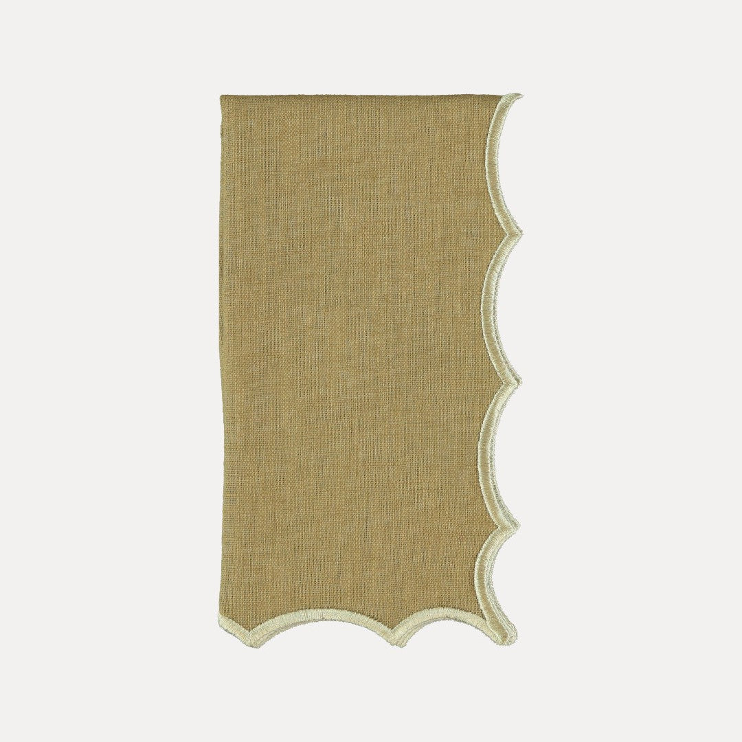 Évora Napkin, Green With Green