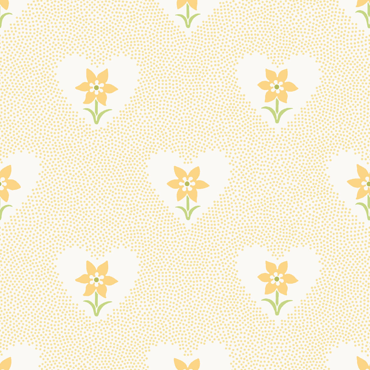 Daffodil Hearts Wallpaper - Yellow