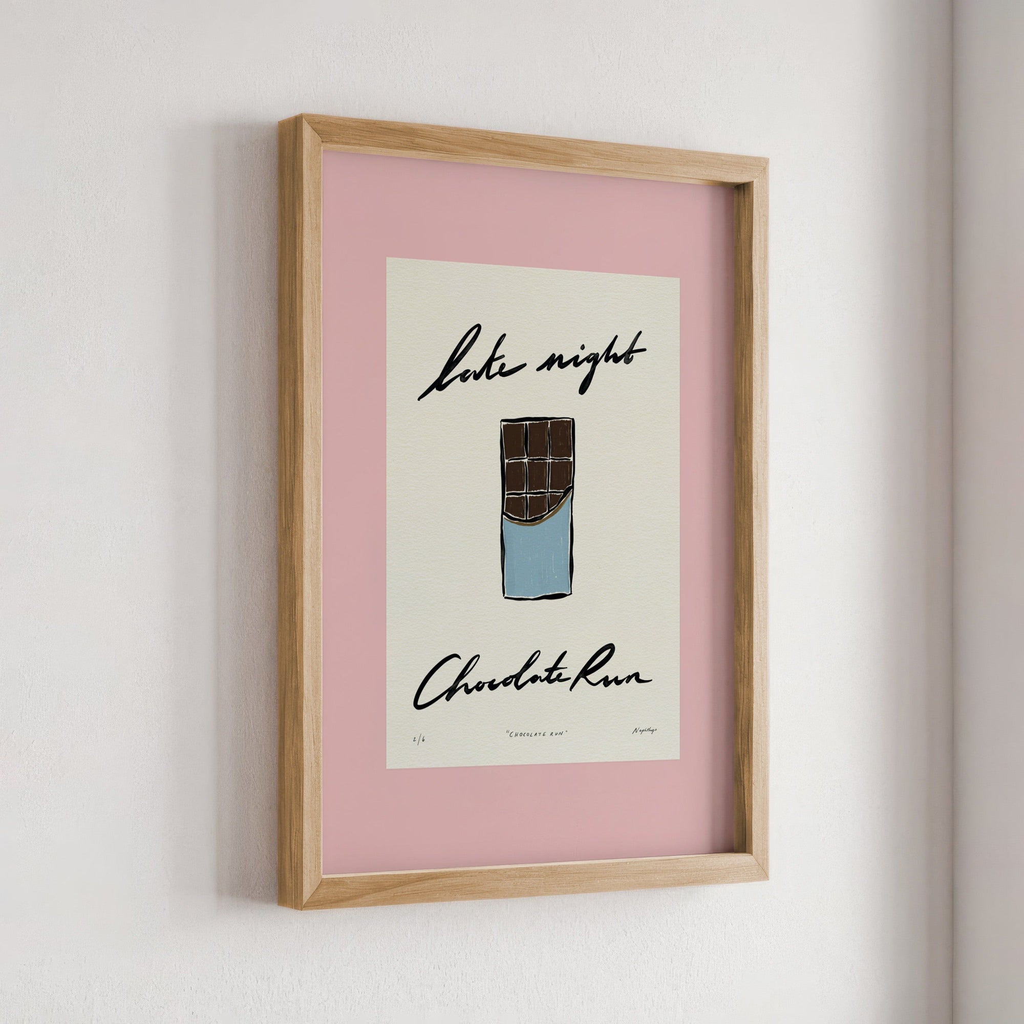 Late Night Chocolate Run Print