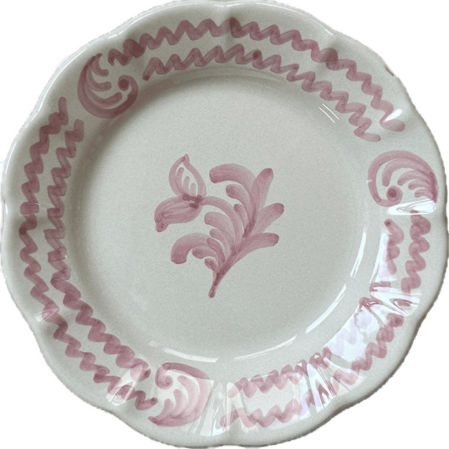 Antica Pink Plate 25 cm