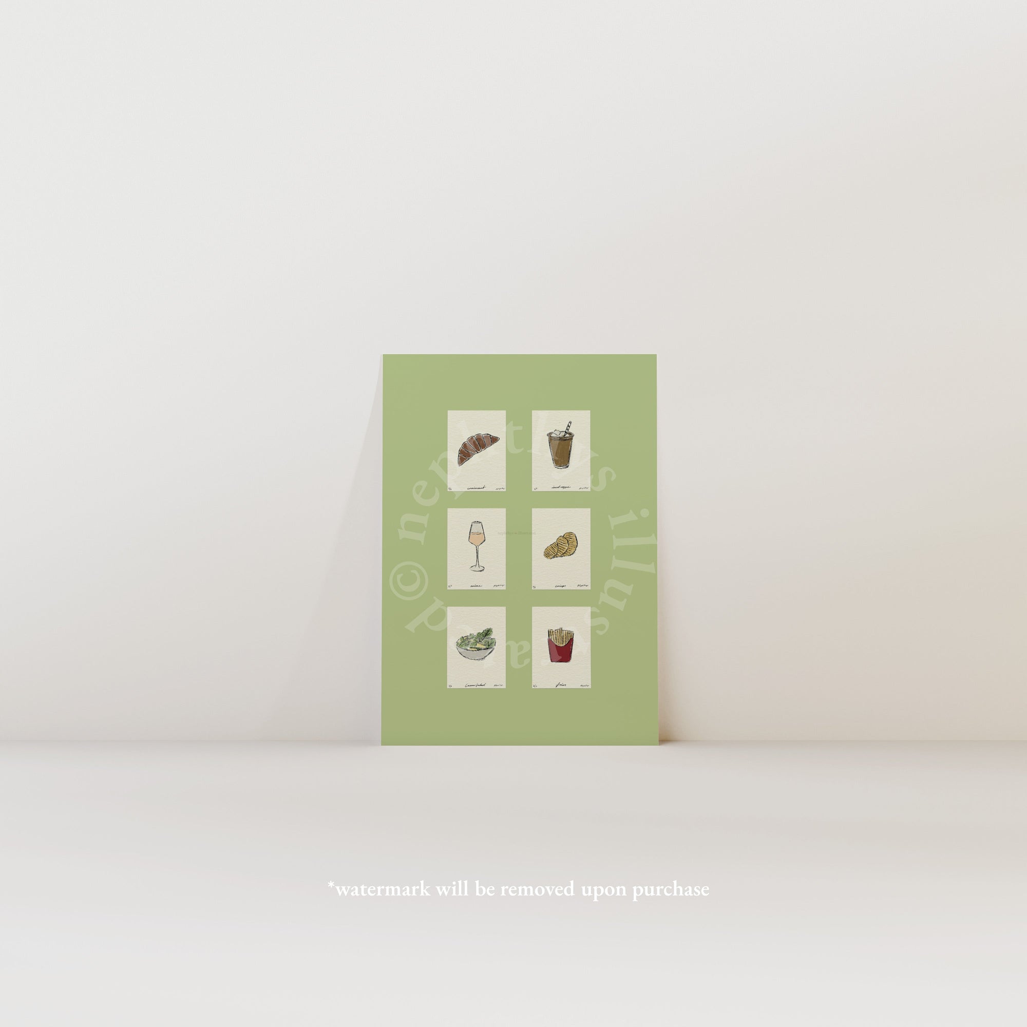 Signature Snacks Set Print