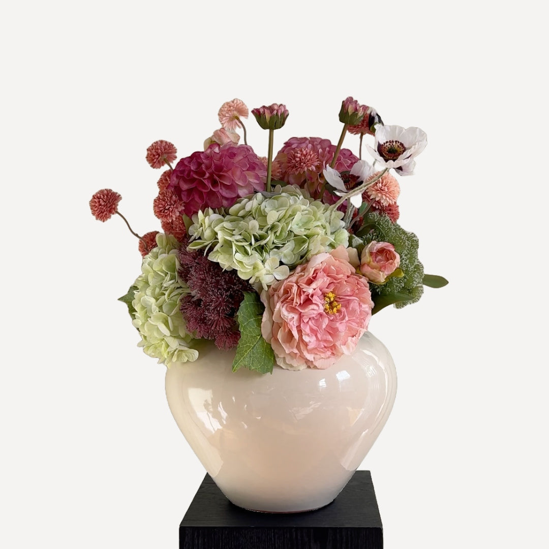Aida - Faux Flower Arrangement - Pinks, Purples & Green