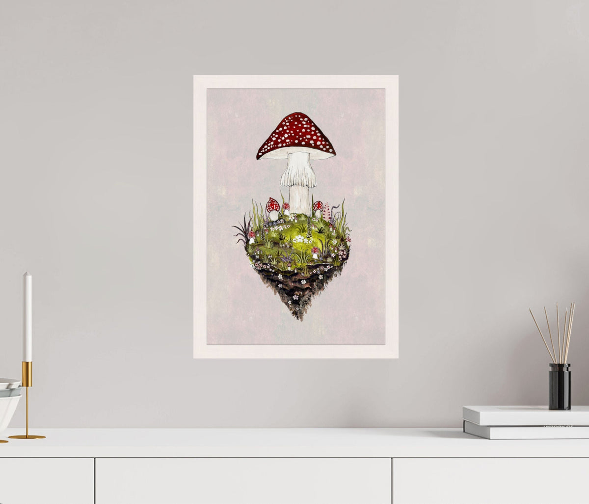 Limited Edition Mushroom Mountain Print