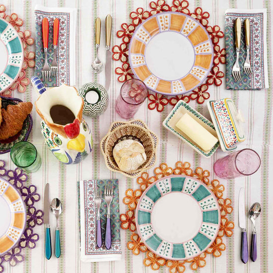Sunbeam Dinner Plates Set of 6 Multicoloured