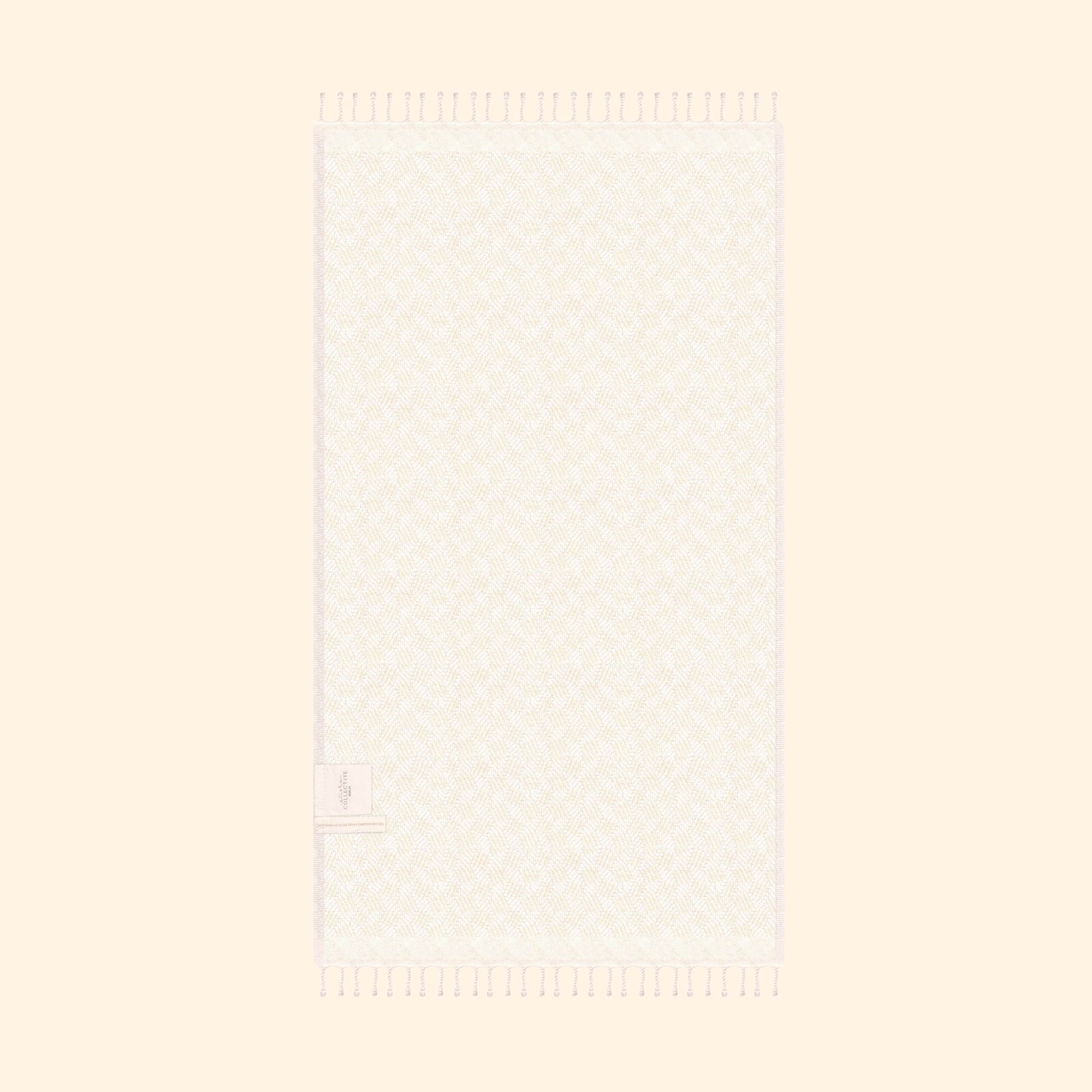 Modern Love Pure Cotton Bath Towel In Cream