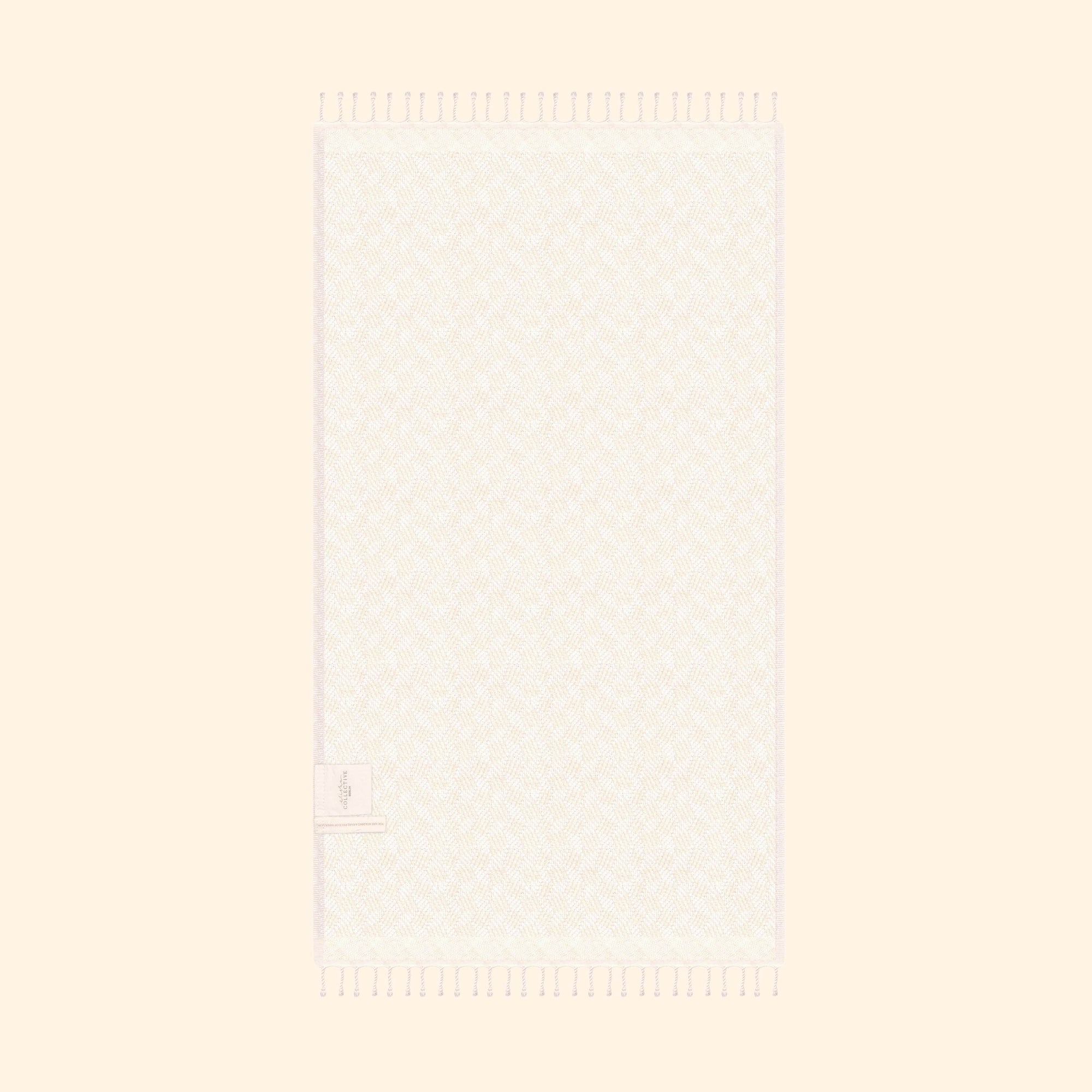 Modern Love Pure Cotton Bath Towel In Cream