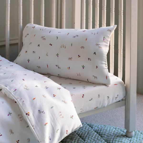 Organic Cotton Cotbed Bedding Set - Little Farm