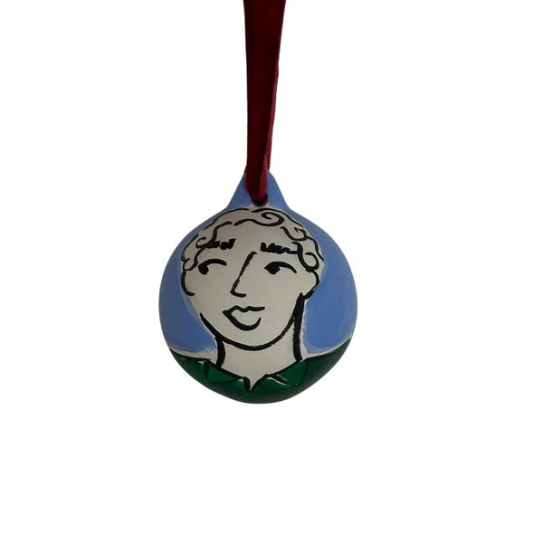 Hand Painted Ceramic Christmas Baubles
