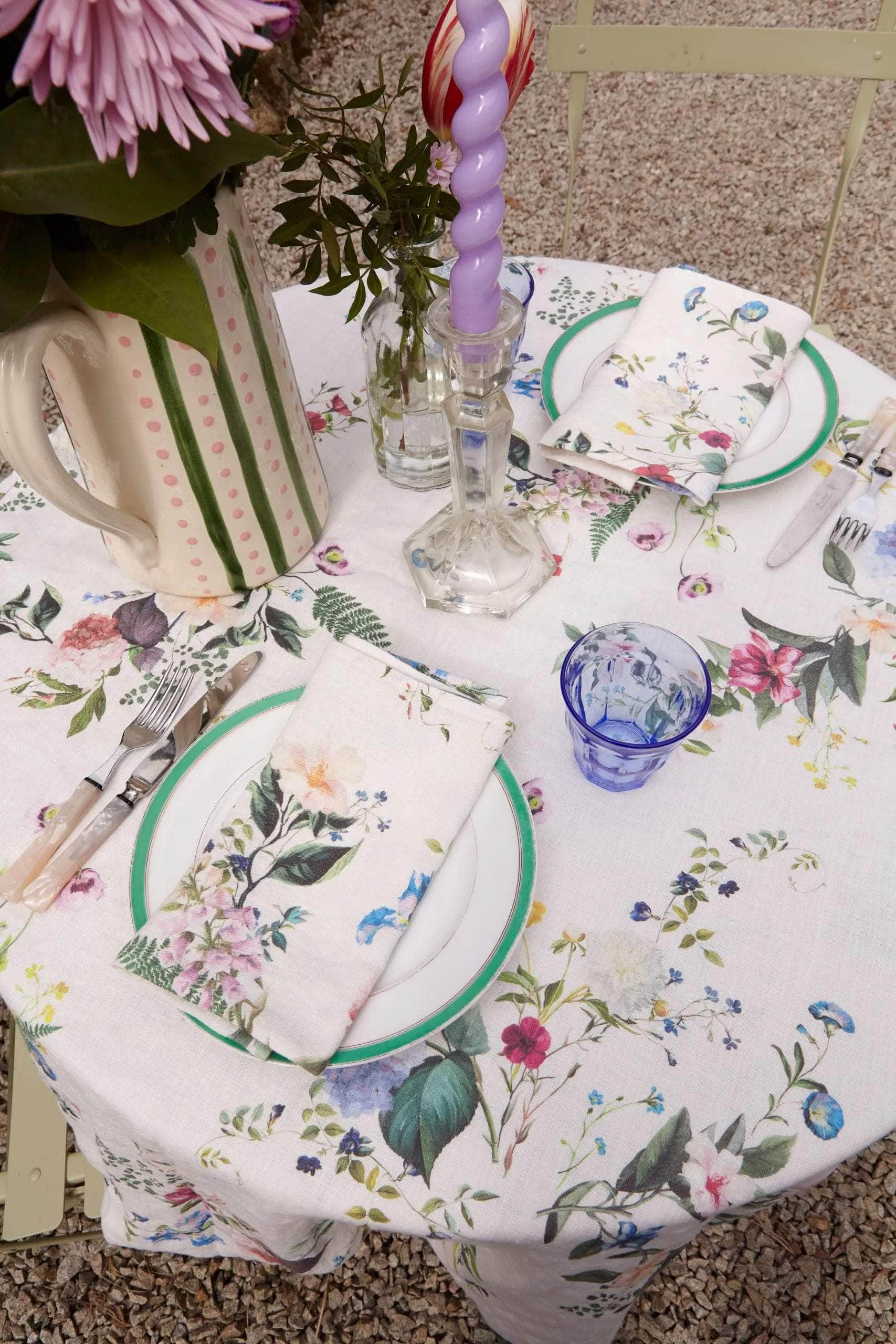 Flora Linen Tablecloth