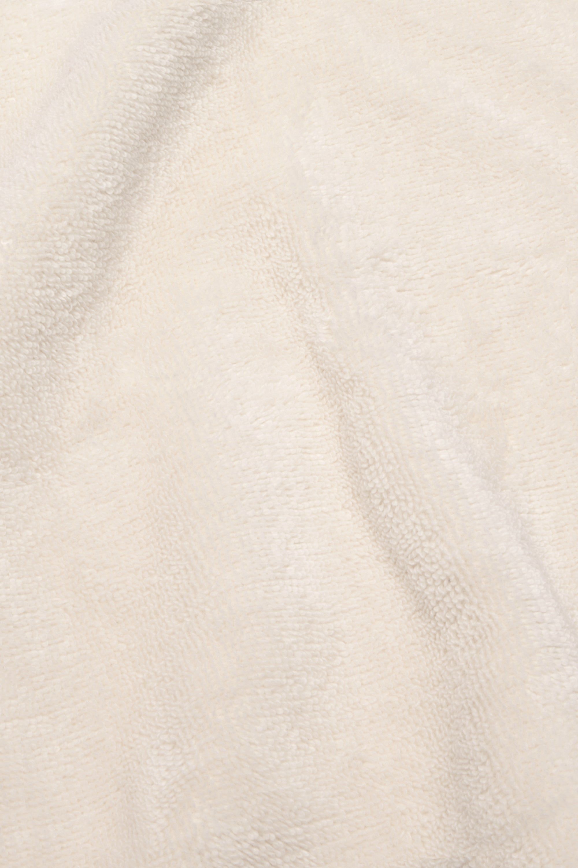 Organic Cotton Face Towel - Chalk