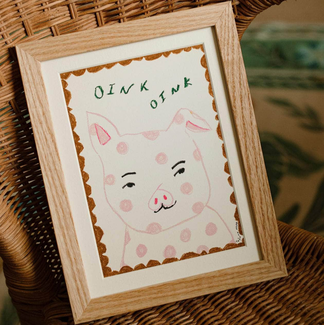 Oink Oink Piggy Print