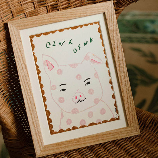 Oink Oink Piggy Print